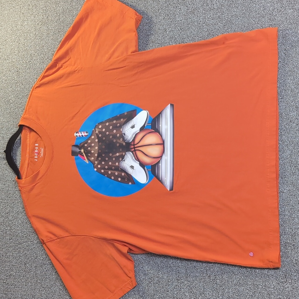 Jordan Artist Series x Darien Birks Barbershop Size XL - Campfire Orange Retro 4